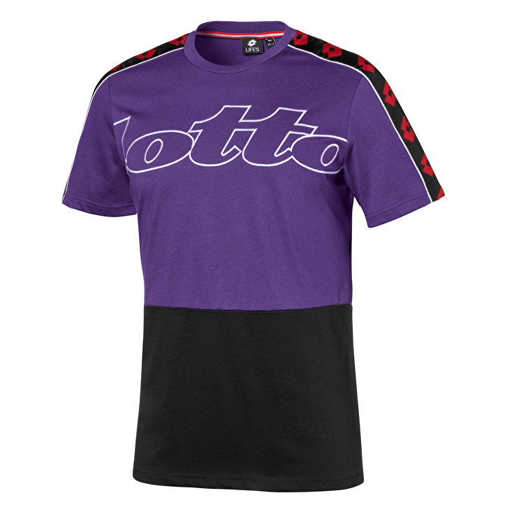 Lotto Athletica Prime Camisetas Hombre - Moradas/Negras - Colombia ANRYLOS-28